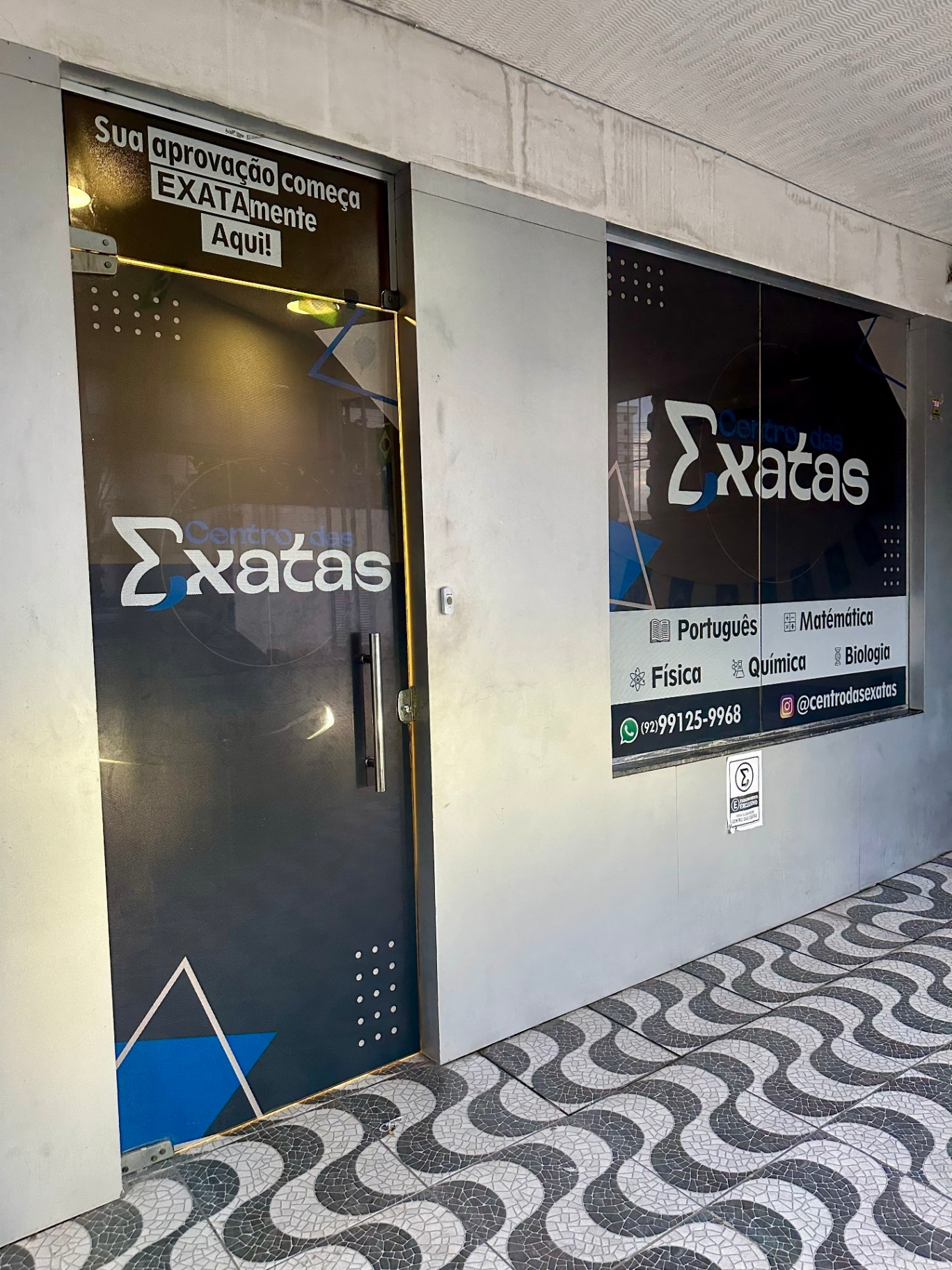 Entrada do Centro das Exatas